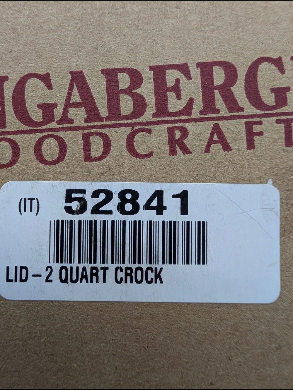 Longaberger Woodcraft Round Wooden Lid - Honey Brown